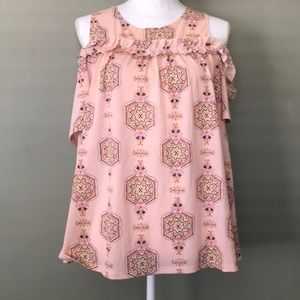 Lauren Conrad cold shoulder blouse